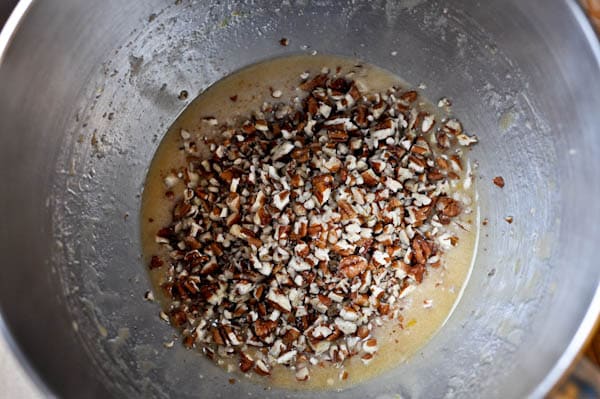 Bourbon Pecan Pie Brownies I howsweeteats.com Bourbon Pecan Pie Brownies I howsweeteats.com