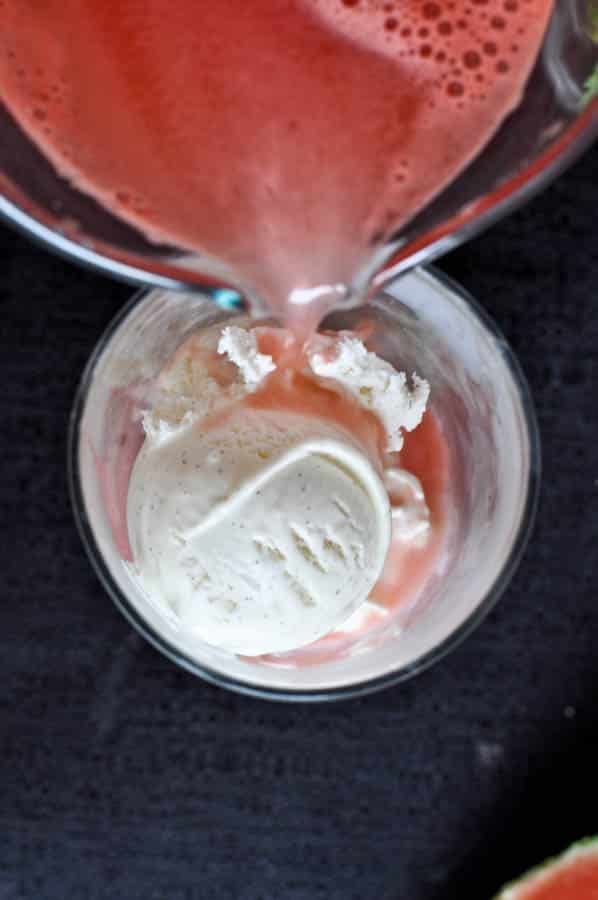 Fresh Mint and Watermelon Soda Floats I howsweeteats.com Fresh Mint and Watermelon Soda Floats I howsweeteats.com