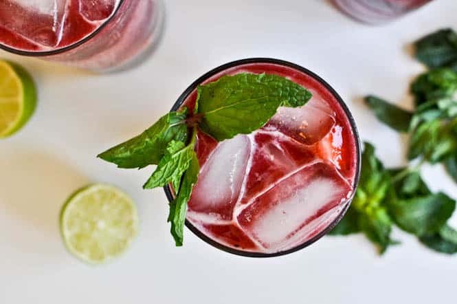 Triple Berry Mojitos I howsweeteats.com Triple Berry Mojitos I howsweeteats.com