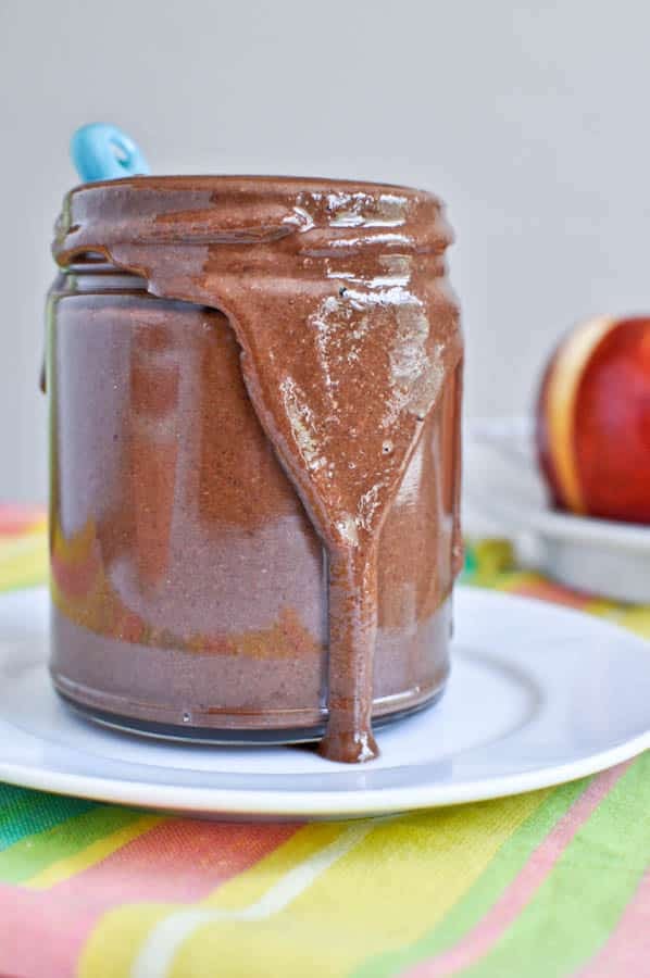 Dark Chocolate Macaroon Toasted Almond Butter I howsweeteats.com Dark Chocolate Macaroon Toasted Almond Butter I howsweeteats.com