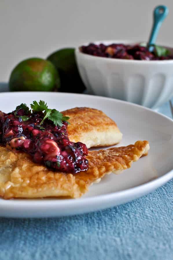 Blueberry Lime Salsa I howsweeteats.com Blueberry Lime Salsa I howsweeteats.com