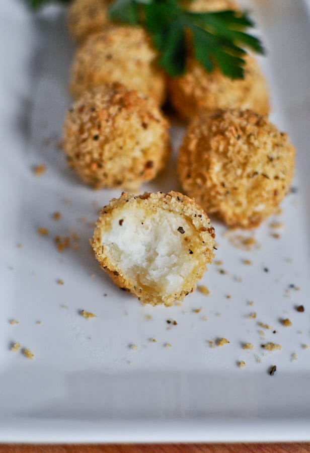 Crispy Parmesan Potato Puffs I howsweeteats.com Crispy Parmesan Potato Puffs I howsweeteats.com