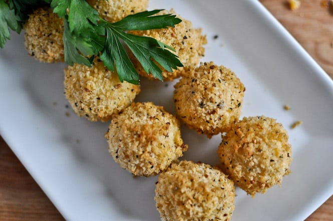 Crispy Parmesan Potato Puffs I howsweeteats.com Crispy Parmesan Potato Puffs I howsweeteats.com