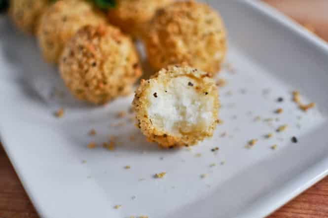 Crispy Parmesan Potato Puffs I howsweeteats.com Crispy Parmesan Potato Puffs I howsweeteats.com