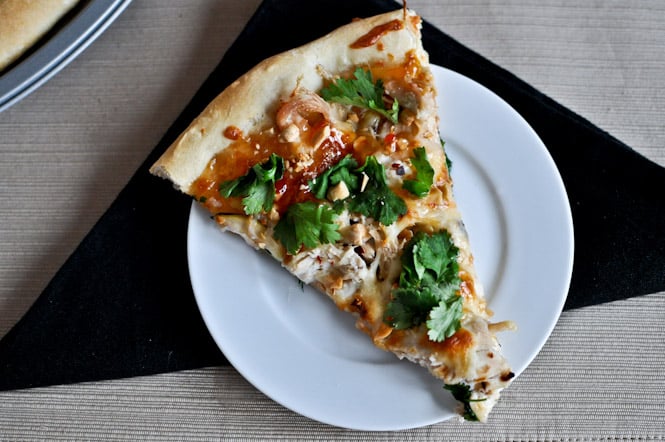 Thai Chicken Pizza I howsweeteats.com Thai Chicken Pizza I howsweeteats.com