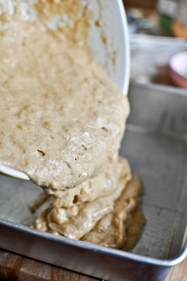 Banana Bread Snack Cake I howsweeteats.com Banana Bread Snack Cake I howsweeteats.com