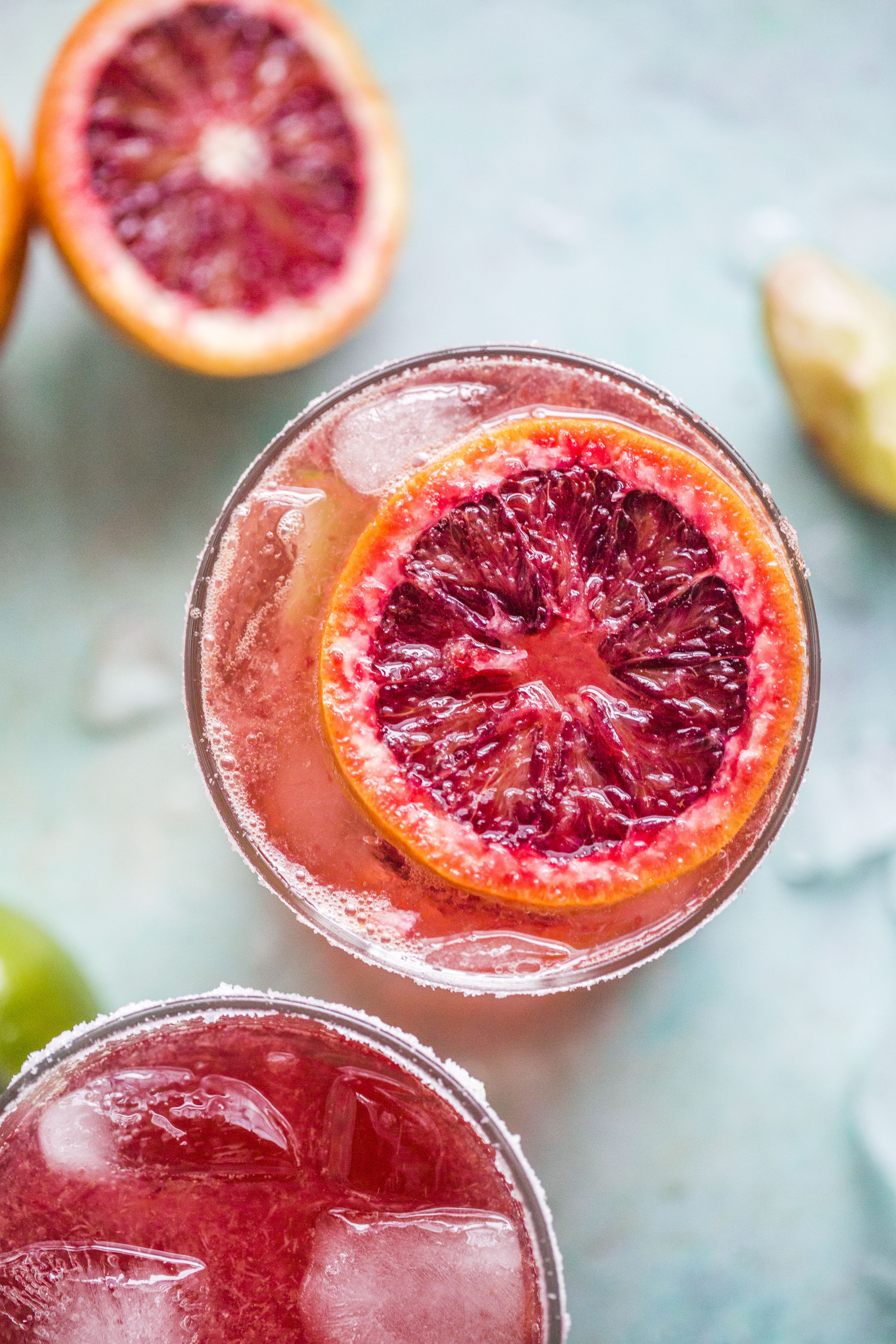 blood orange margarita I howsweeteats.com #bloodorange #margarita #cocktails #orange #tequila