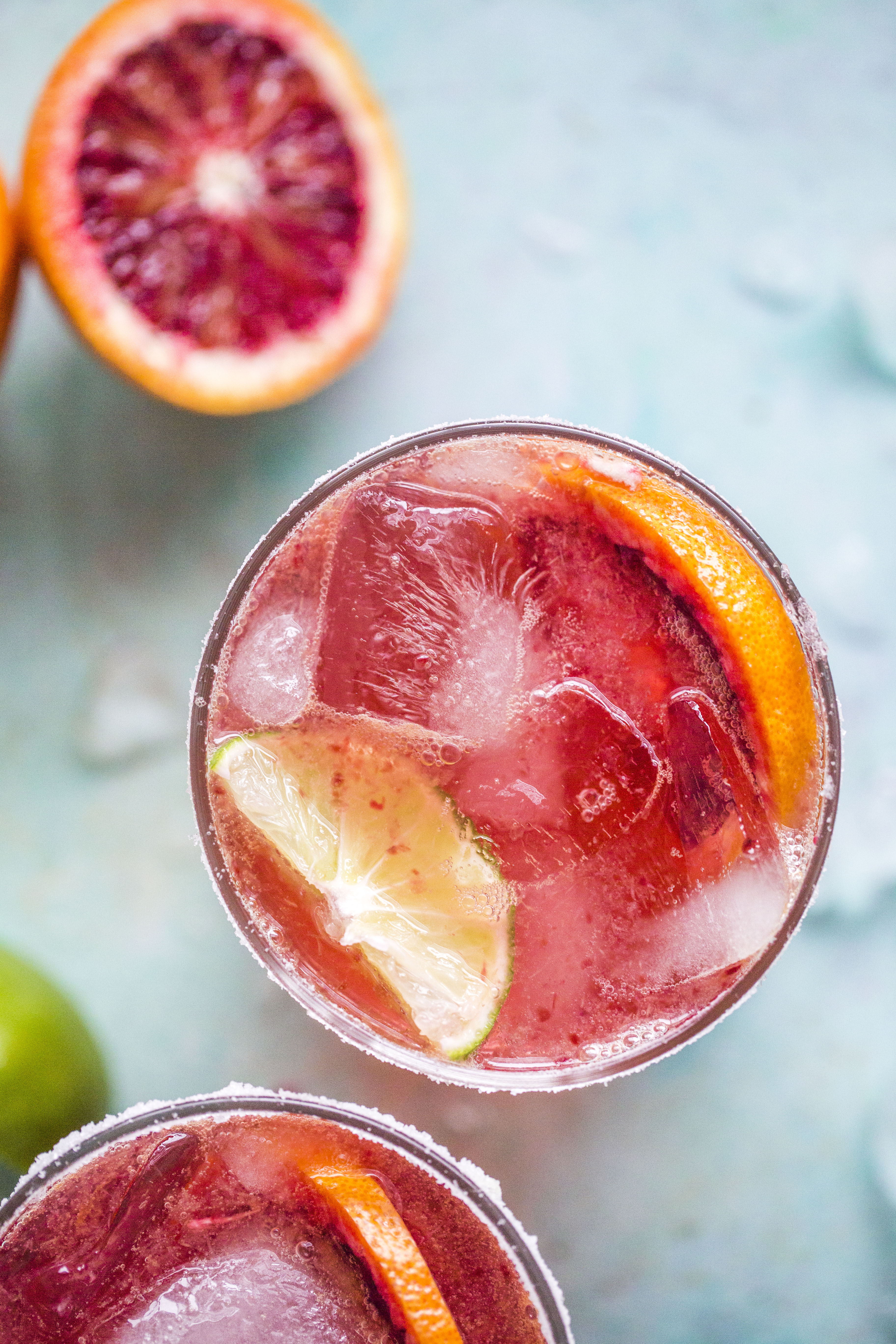 blood orange margarita I howsweeteats.com #bloodorange #margarita #cocktails #orange #tequila