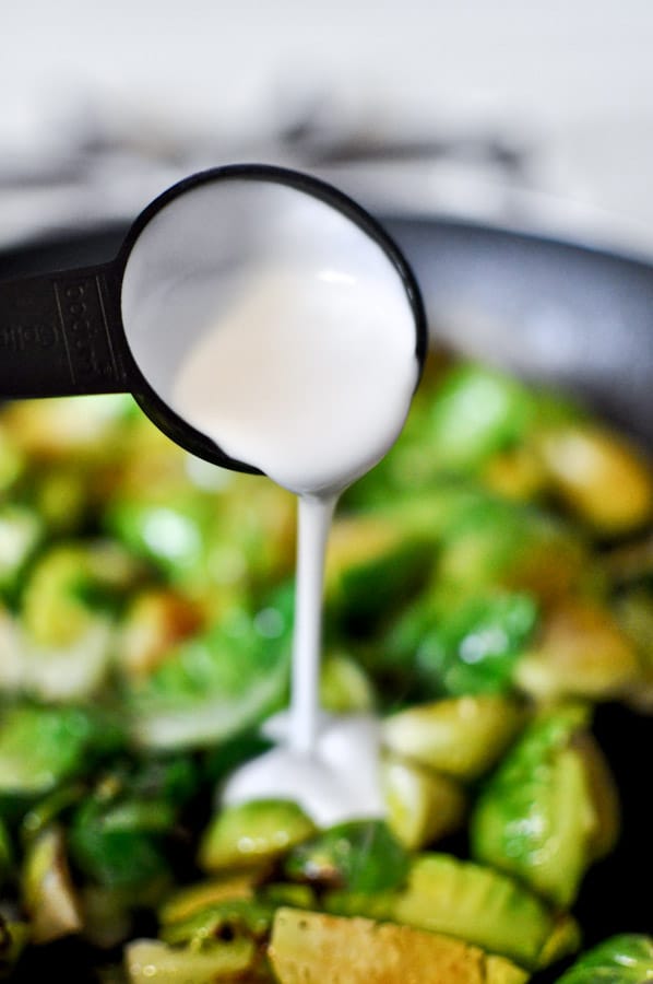 Toasted Coconut Brussels I howsweeteats.com Toasted Coconut Brussels I howsweeteats.com