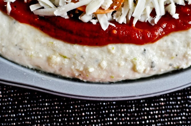 Garlic Bread Pizza Crust I howsweeteats.com Garlic Bread Pizza Crust I howsweeteats.com