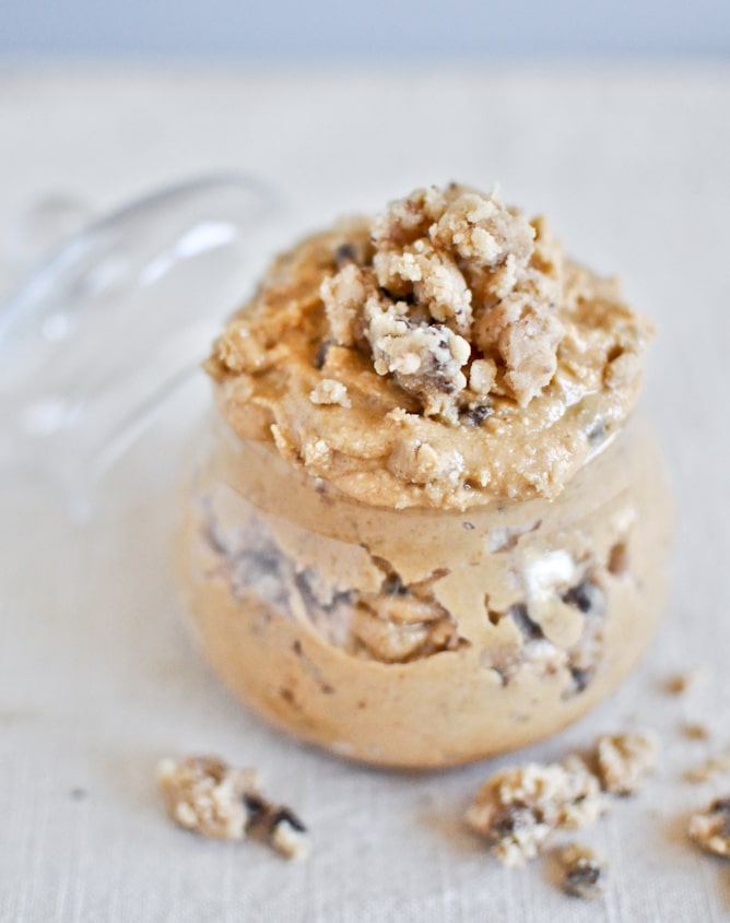 Chocolate Chip Cookie Dough Peanut Butter I howsweeteats.com Chocolate Chip Cookie Dough Peanut Butter I howsweeteats.com