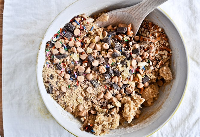 Crazy Confetti Compost Cookies I howsweeteats.com Crazy Confetti Compost Cookies I howsweeteats.com