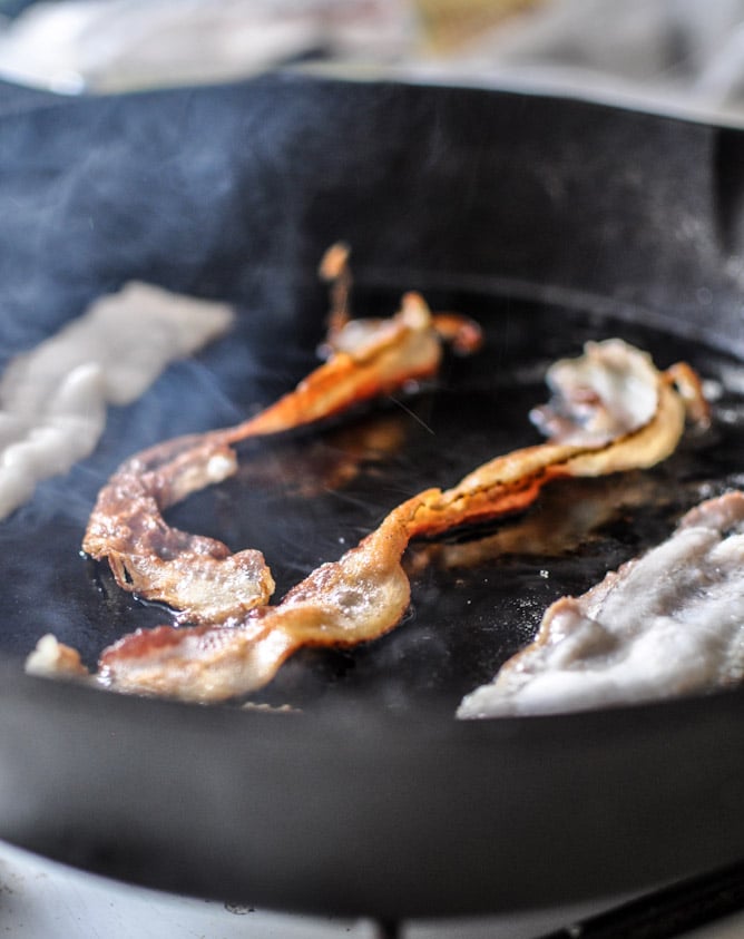 Rosemary, Bacon and Sugar Roasted Peaches I howsweeteats.com Rosemary, Bacon and Sugar Roasted Peaches I howsweeteats.com