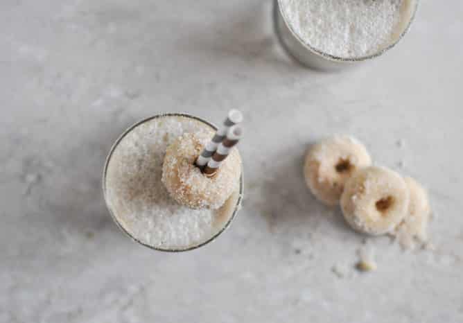 Coffee and Donuts Milkshake I howsweeteats.com Coffee and Donuts Milkshake I howsweeteats.com
