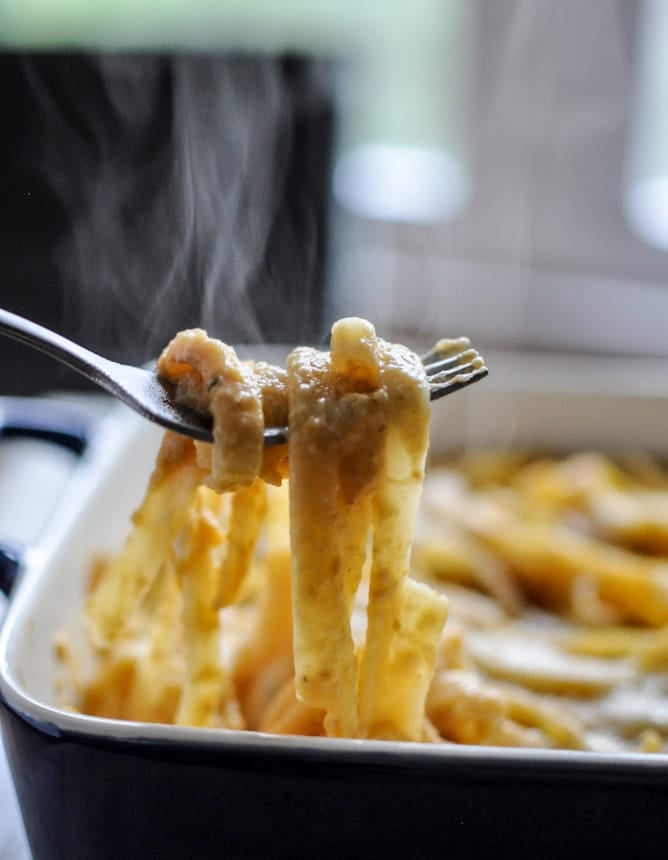 Baked Pumpkin Fettuccine Alfredo I howsweeteats.com Baked Pumpkin Fettuccine Alfredo I howsweeteats.com