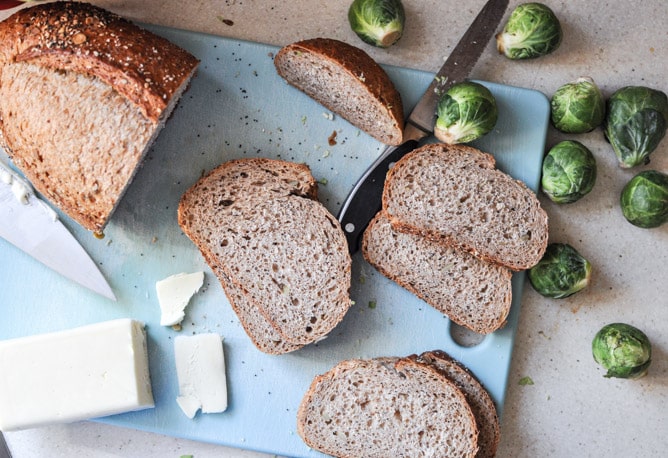 Balsamic Brussels Sprouts Grilled Cheese I howsweeteats.com Balsamic Brussels Sprouts Grilled Cheese I howsweeteats.com