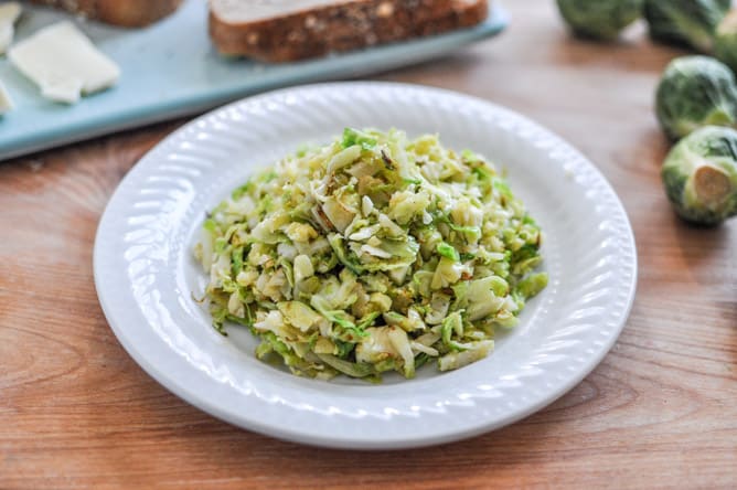 Balsamic Brussels Sprouts Grilled Cheese I howsweeteats.com Balsamic Brussels Sprouts Grilled Cheese I howsweeteats.com