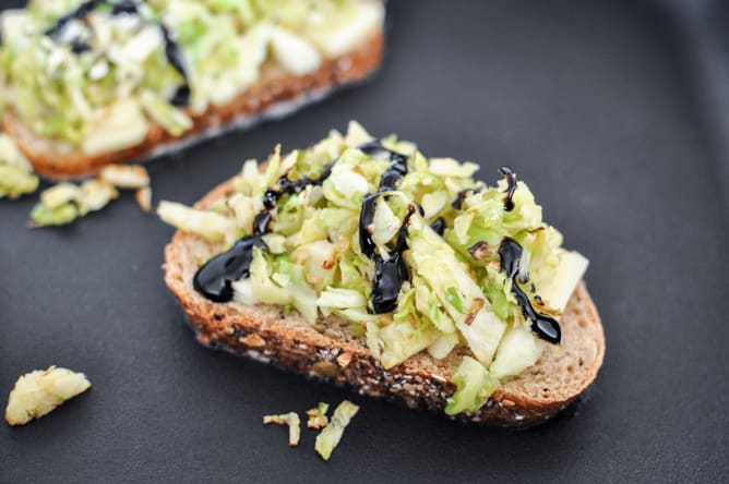 Balsamic Brussels Sprouts Grilled Cheese I howsweeteats.com Balsamic Brussels Sprouts Grilled Cheese I howsweeteats.com