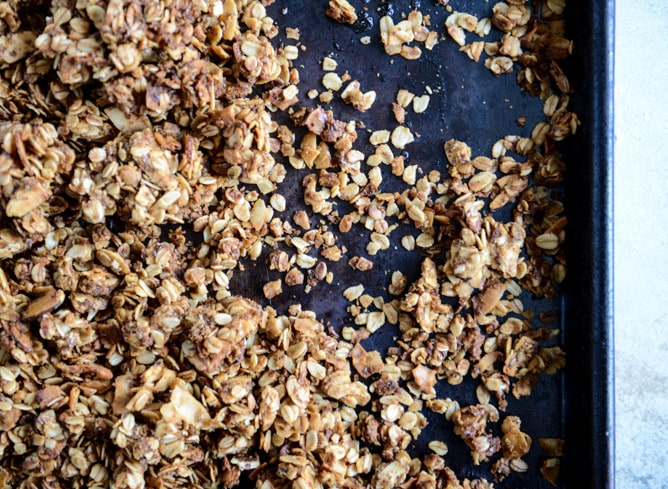 Coconut Butter Granola I howsweeteats.com Coconut Butter Granola I howsweeteats.com