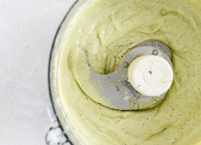 Cheesy Double Bean Quesadillas with Homemade Avocado Ranch I howsweeteats.com Cheesy Double Bean Quesadillas with Homemade Avocado Ranch I howsweeteats.com