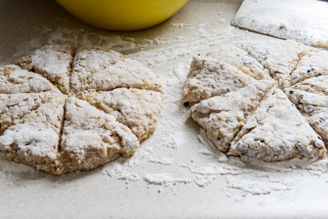 Banana Bread Scones I howsweeteats.com Banana Bread Scones I howsweeteats.com