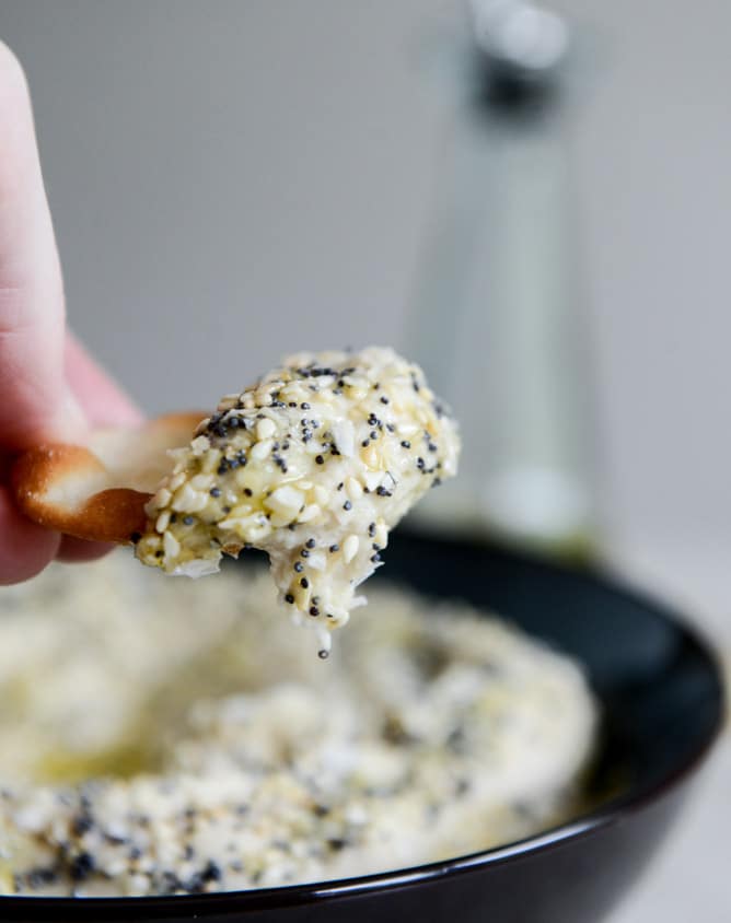 Everything White Bean Hummus I howsweeteats.com Everything White Bean Hummus I howsweeteats.com