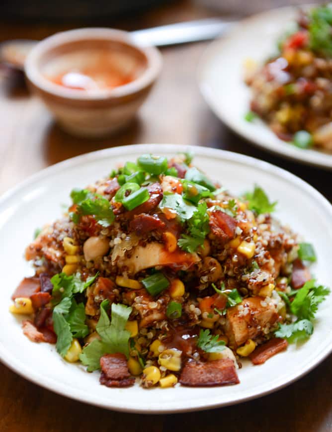 Summer BBQ Quinoa Salad I howsweeteats.com Summer BBQ Quinoa Salad I howsweeteats.com