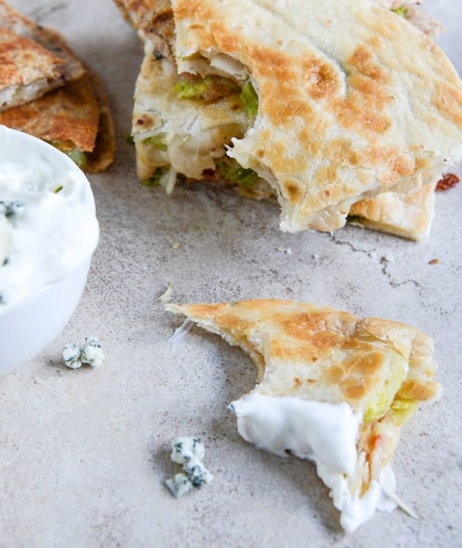 Brussels Bacon Bean Quesadillas I howsweeteats.com Brussels Bacon Bean Quesadillas I howsweeteats.com