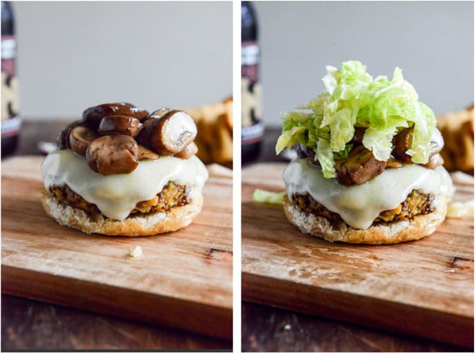 Crispy Autumn Veg Burgers with Apple Cider Slaw I howsweeteats.com Crispy Autumn Veg Burgers with Apple Cider Slaw I howsweeteats.com