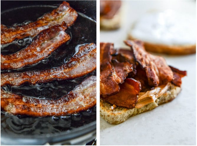 Toasted Bacon Fluffernutters I howsweeteats.com Toasted Bacon Fluffernutters I howsweeteats.com