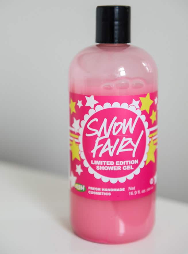 LUSH snow fairy shower gel I howsweeteats.com LUSH snow fairy shower gel I howsweeteats.com
