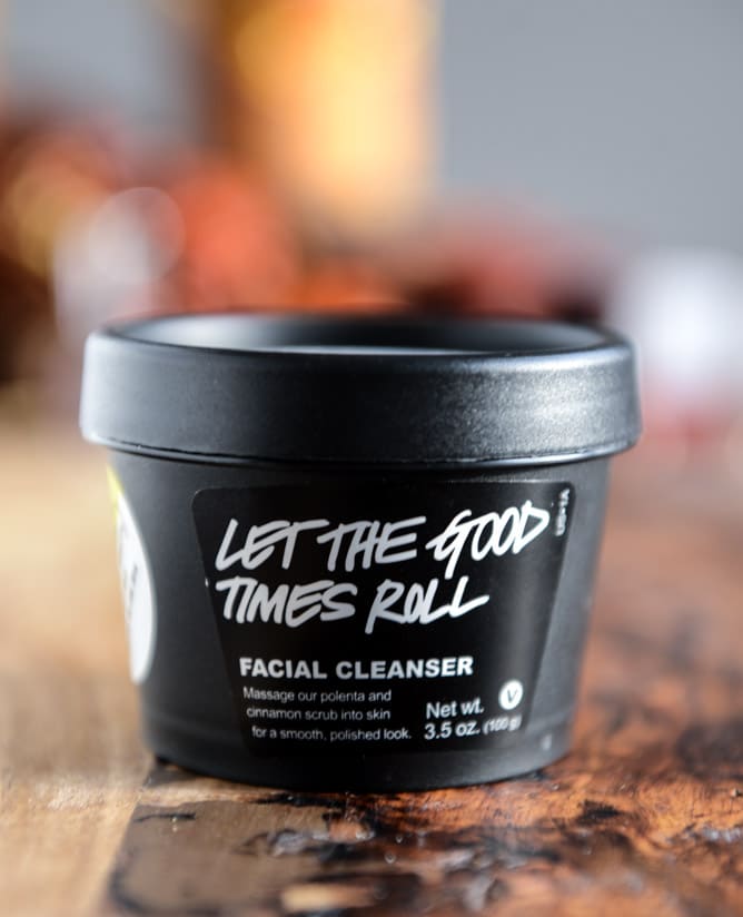 LUSH let the good times roll facial cleanser I howsweeteats.com LUSH let the good times roll facial cleanser I howsweeteats.com
