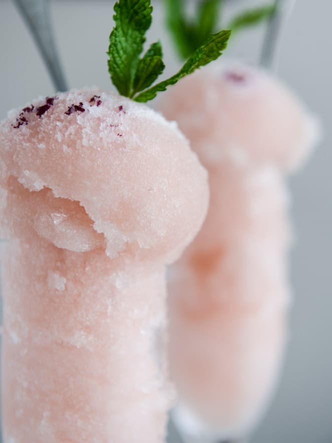 Rosé Sorbet I howsweeteats.com Rosé Sorbet I howsweeteats.com