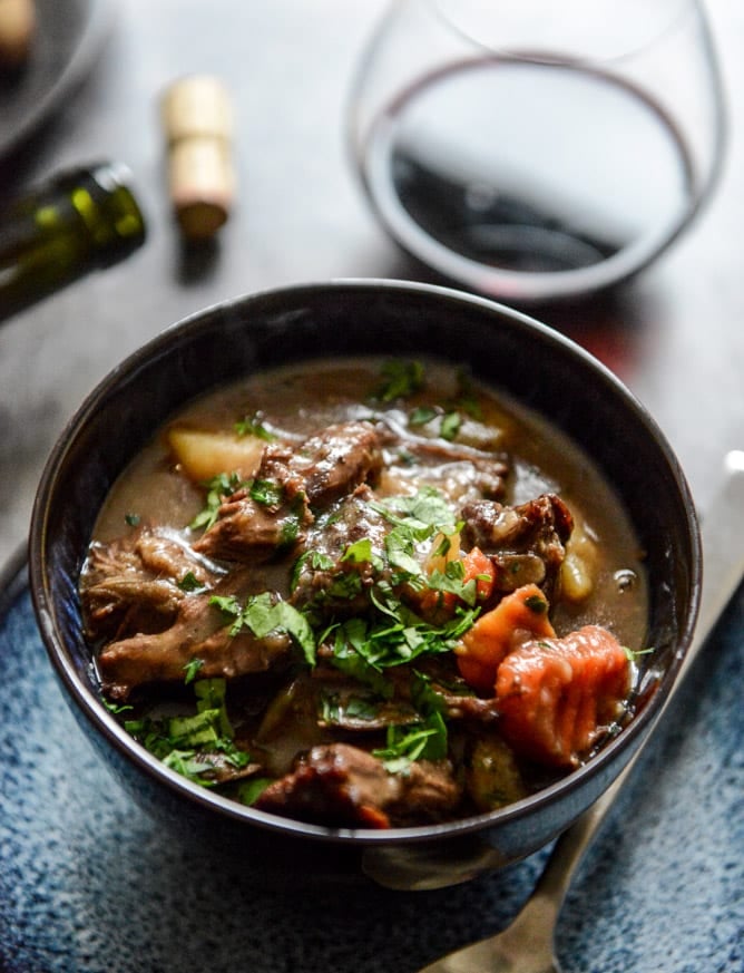 Cabernet Braised Short Rib Beef Stew I howsweeteats.com Cabernet Braised Short Rib Beef Stew I howsweeteats.com