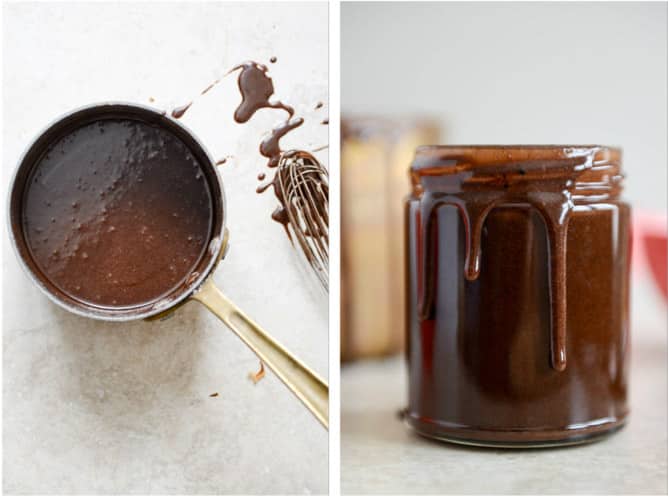 Crispy Croissant Sundaes with Red Wine Hot Fudge I howsweeteats.com Crispy Croissant Sundaes with Red Wine Hot Fudge I howsweeteats.com