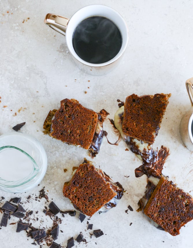 Banana Bread, Brie and Chocolate Grilled Cheese I howsweeteats.com Banana Bread, Brie and Chocolate Grilled Cheese I howsweeteats.com