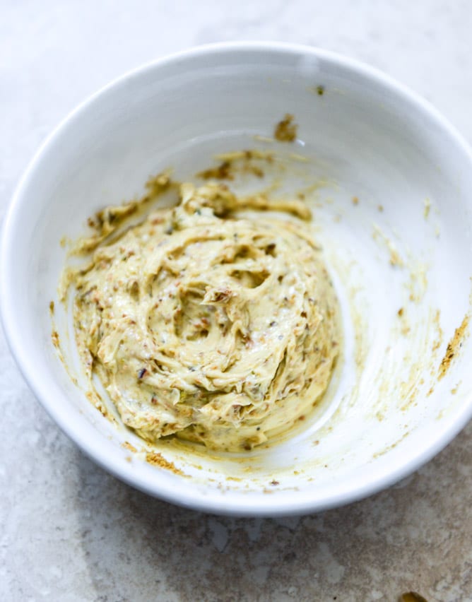 Crisp Skillet Sea Bass with Pistachio Butter I howsweeteats.com Crisp Skillet Sea Bass with Pistachio Butter I howsweeteats.com