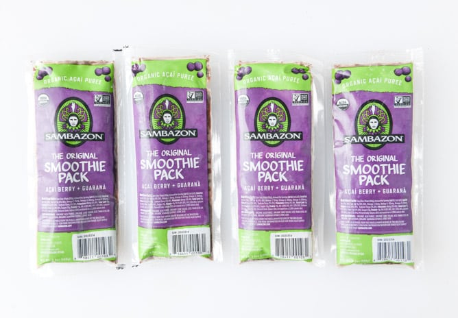 autumn acai bowls with vanilla bean cashew butter I howsweeteats.com