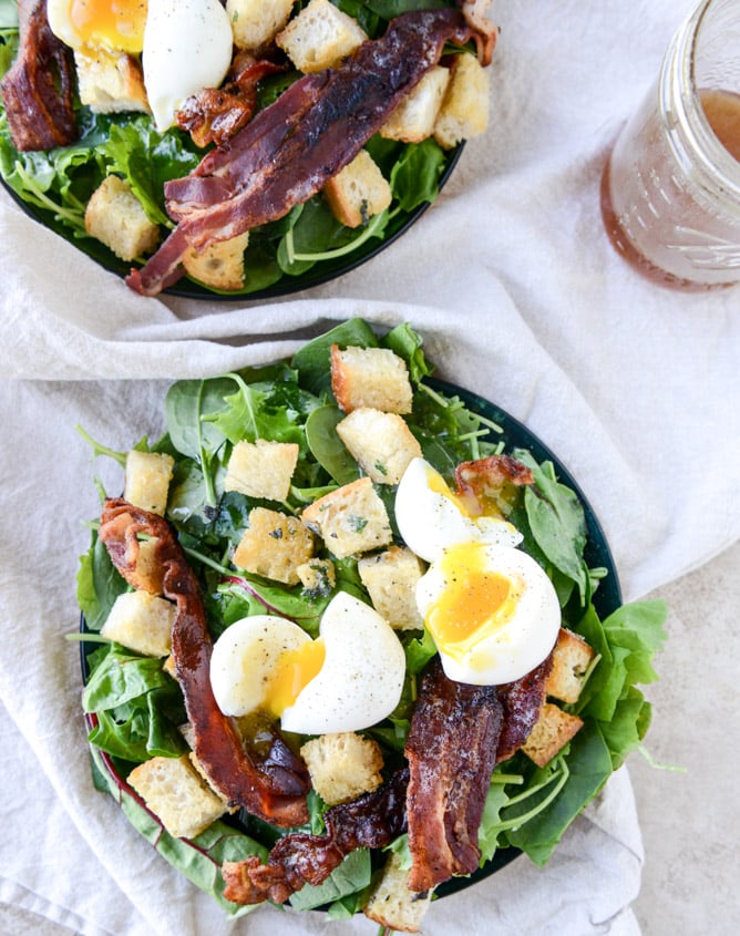 baby kale breakfast salad I howsweeteats.com