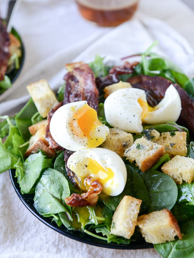 baby kale breakfast salad I howsweeteats.com