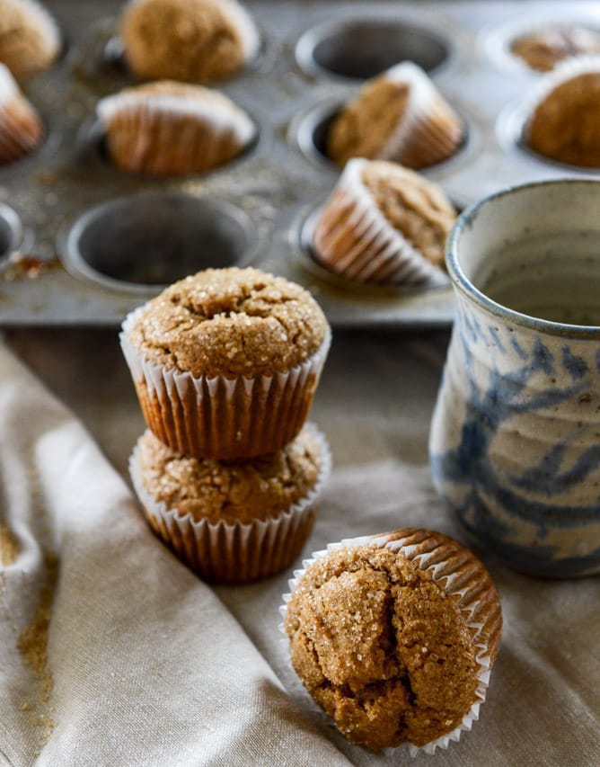 gingerbread muffins I howsweeteats.com