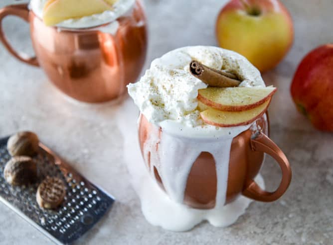 hot cider nog I howsweeteats.com