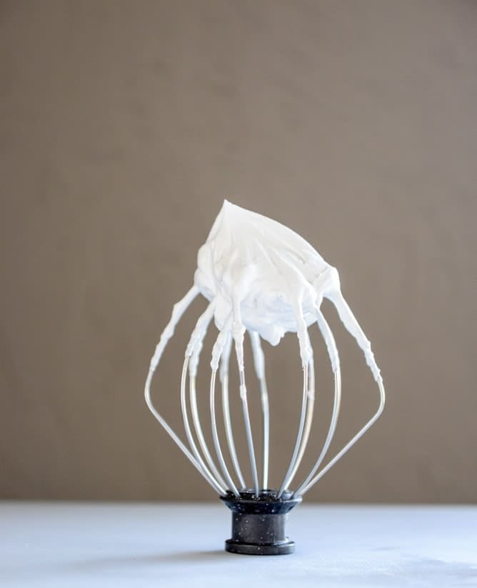 buttermilk sweet potato pancakes with coconut whipped cream I howsweeteats.com