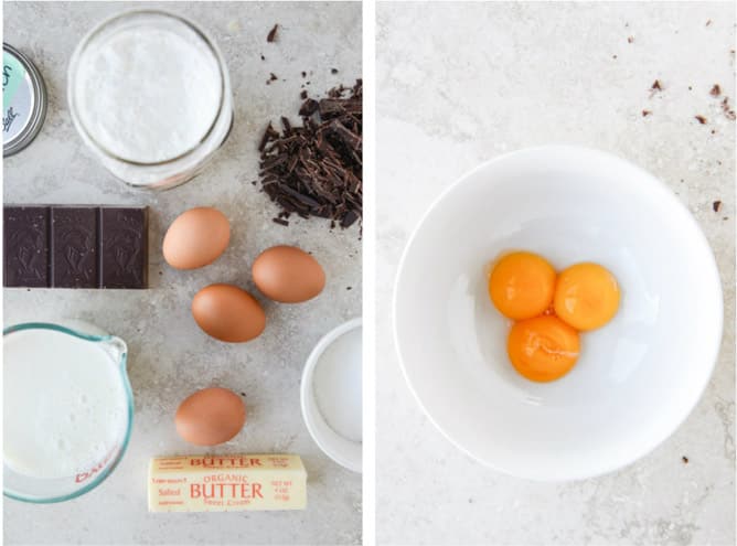 chocolate cream pie with vanilla whipped cream I howsweeteats.com