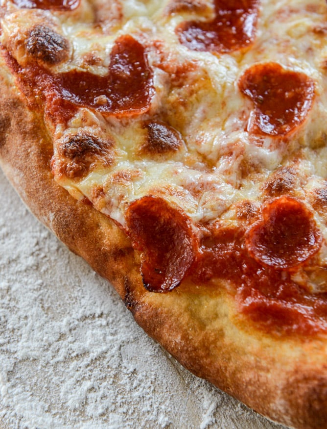 how to make a heart shaped pepperoni pizza I howsweeteats.com