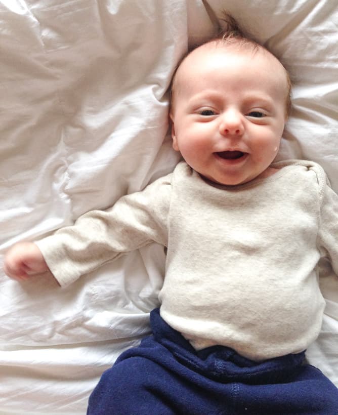 life with max: 7 weeks in I howsweeteats.com