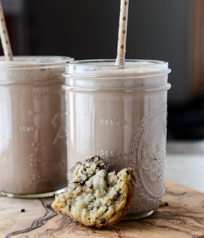 nutella oatmeal cookie shake I howsweeteats.com