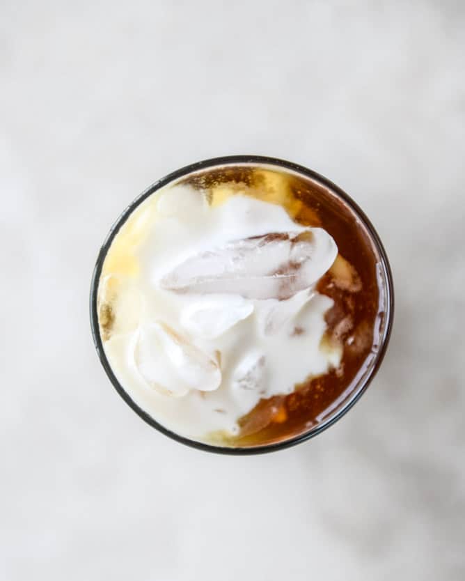 homemade sweetened condensed coconut milk I howsweeteats.com