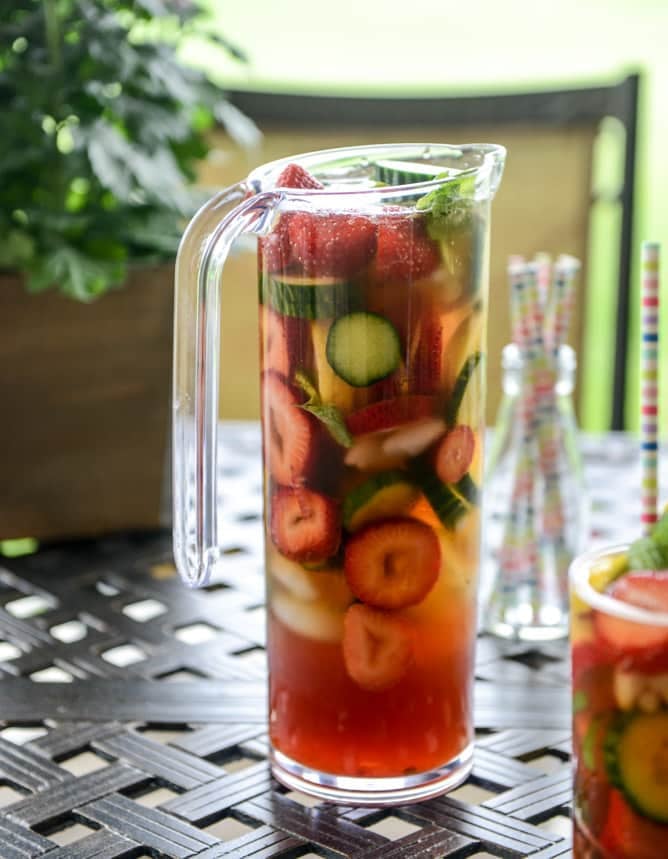 strawberry pimm's cups I howsweeteats.com