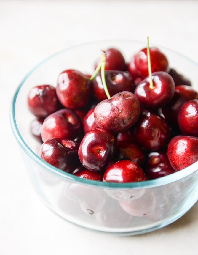 cherry berry buttermilk crumb cake I howsweeteats.com